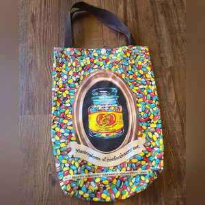 Vintage Jelly Belly Jelly Bean Canvas Tote Bag